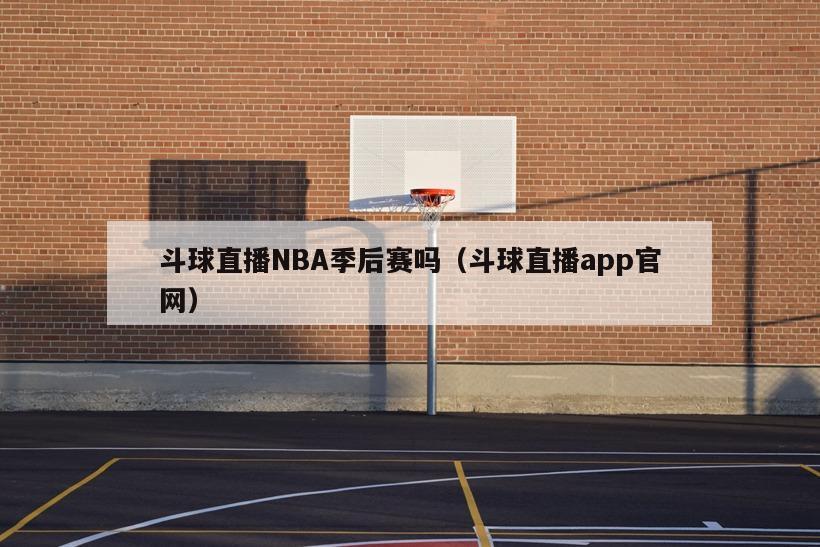 斗球直播NBA季后赛吗（斗球直播app官网）